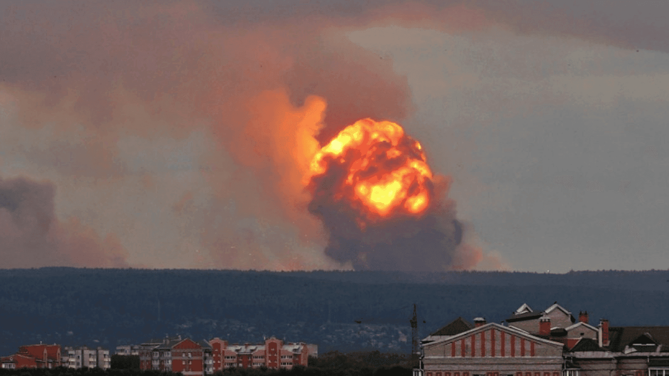 The General Staff reported a strike on a warehouse containing "Shahed" drones in Russia.